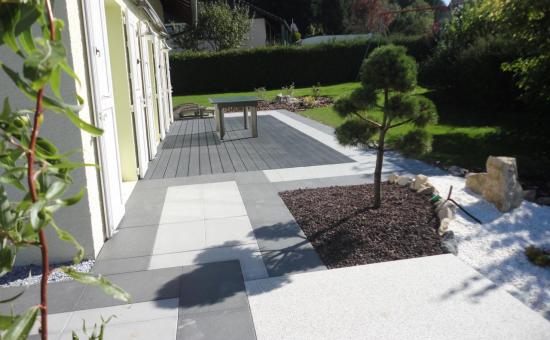 terrasse composite sur gravier, photo vu sur votrejardinazcom terrasse composite sur gravier, photo vu sur votrejardinazcom